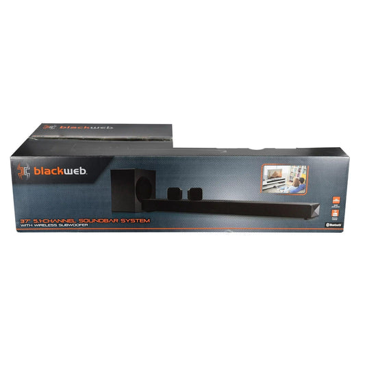 Blackweb BT 5.1-Channel Soundbar System with Subwoofer, 37" - DECIBEL