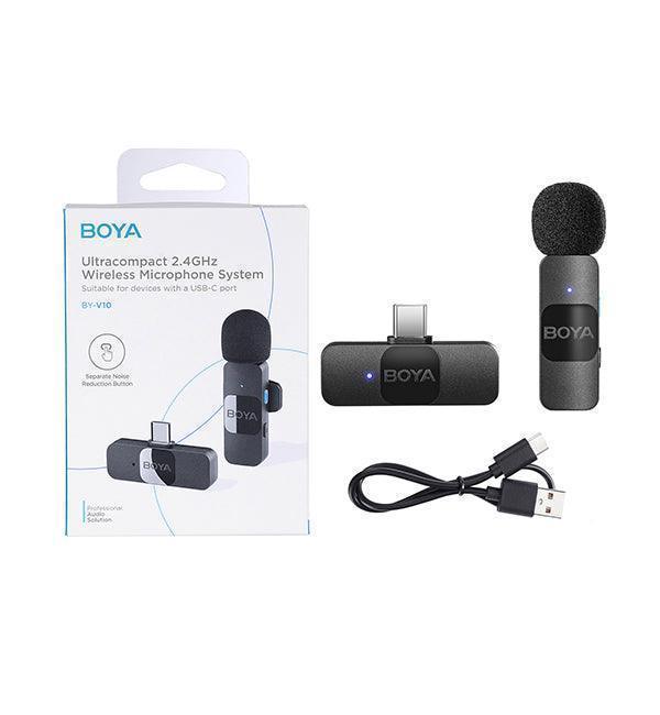BOYA BY-V10 Ultracompact 2.4GHz Wireless Microphone System - DECIBEL
