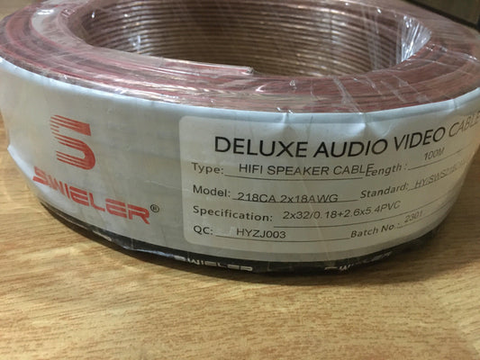 218CA 2X18AWG HIFI SPEAKER CABLE 80m - DECIBEL