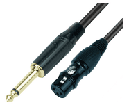 S165C 6.35mm Mono to XLR Male - DECIBEL