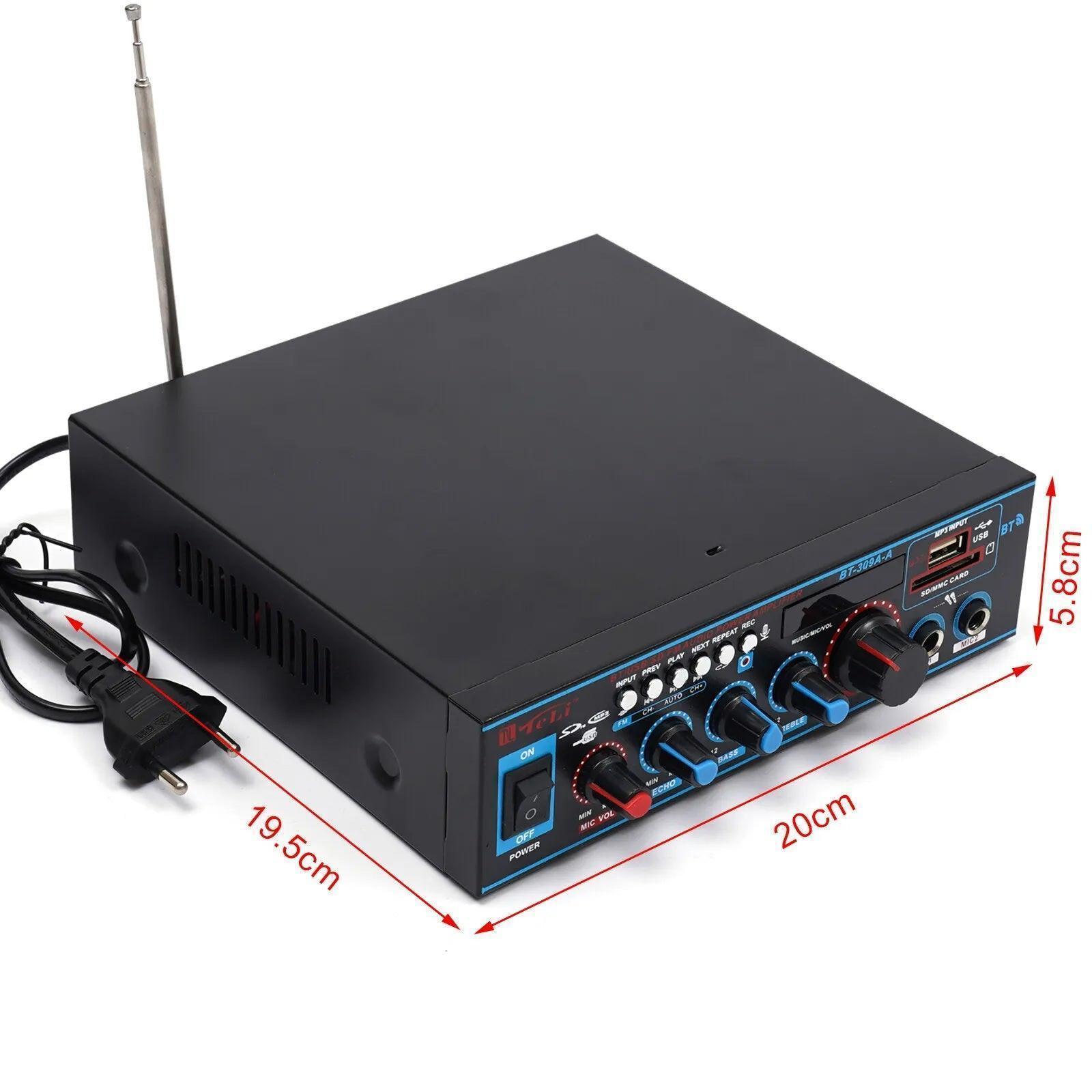 Digital Bluetooth Audio Power Amplifier Mini HIFI Audio Amplifier BT-309A-A - DECIBEL