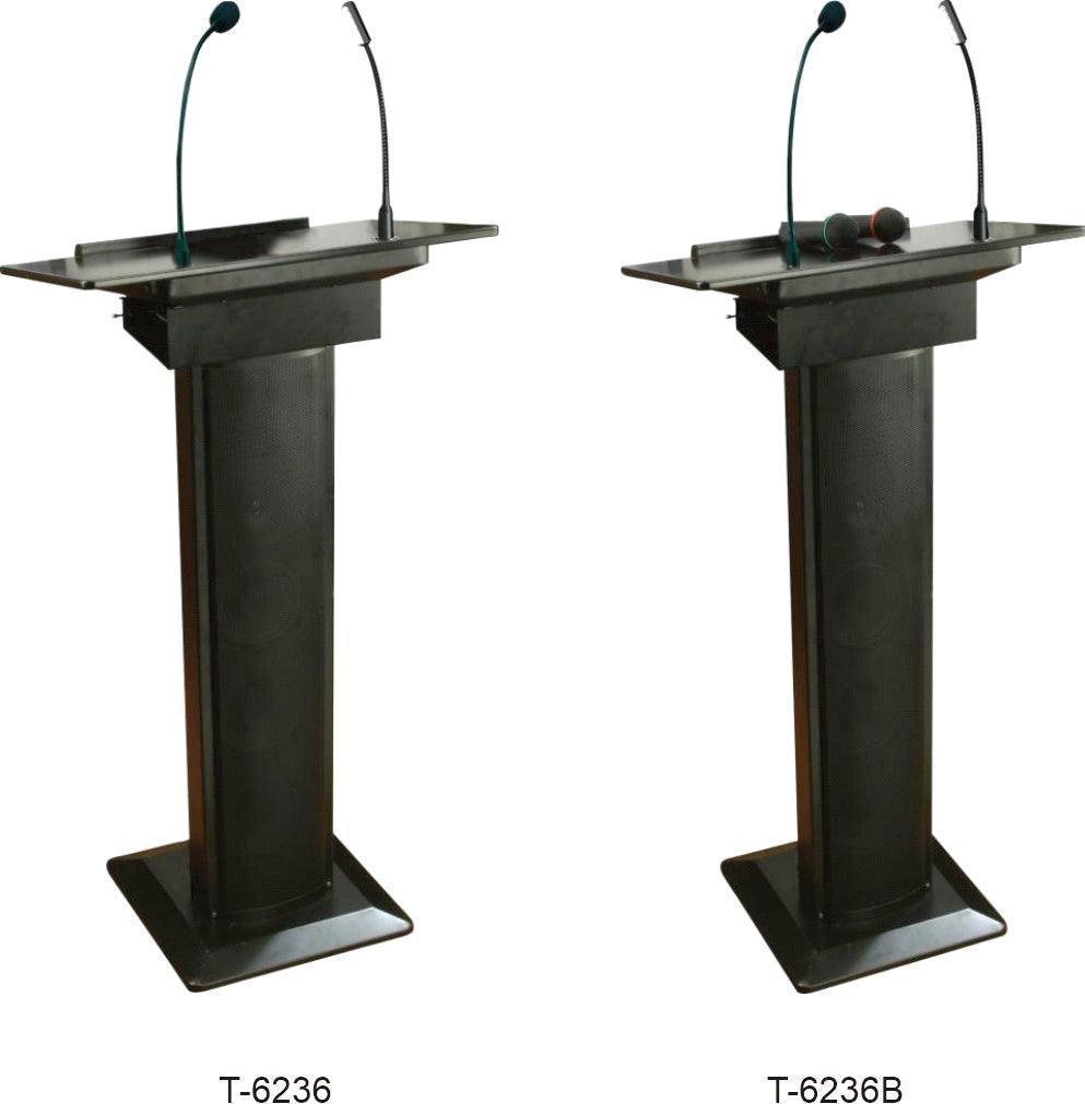T-6236/T-6236B Lectern with Wireless VHF MIC - DECIBEL