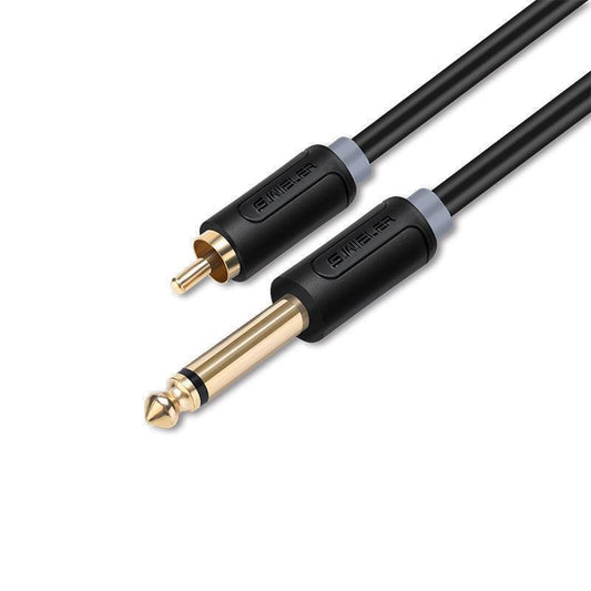 S318C S.WIELER 6.35mm TS to RCA AUDIO CABLE - DECIBEL