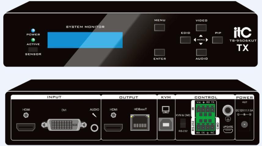 TS-9506KUT UHD KVM Transmitter - DECIBEL