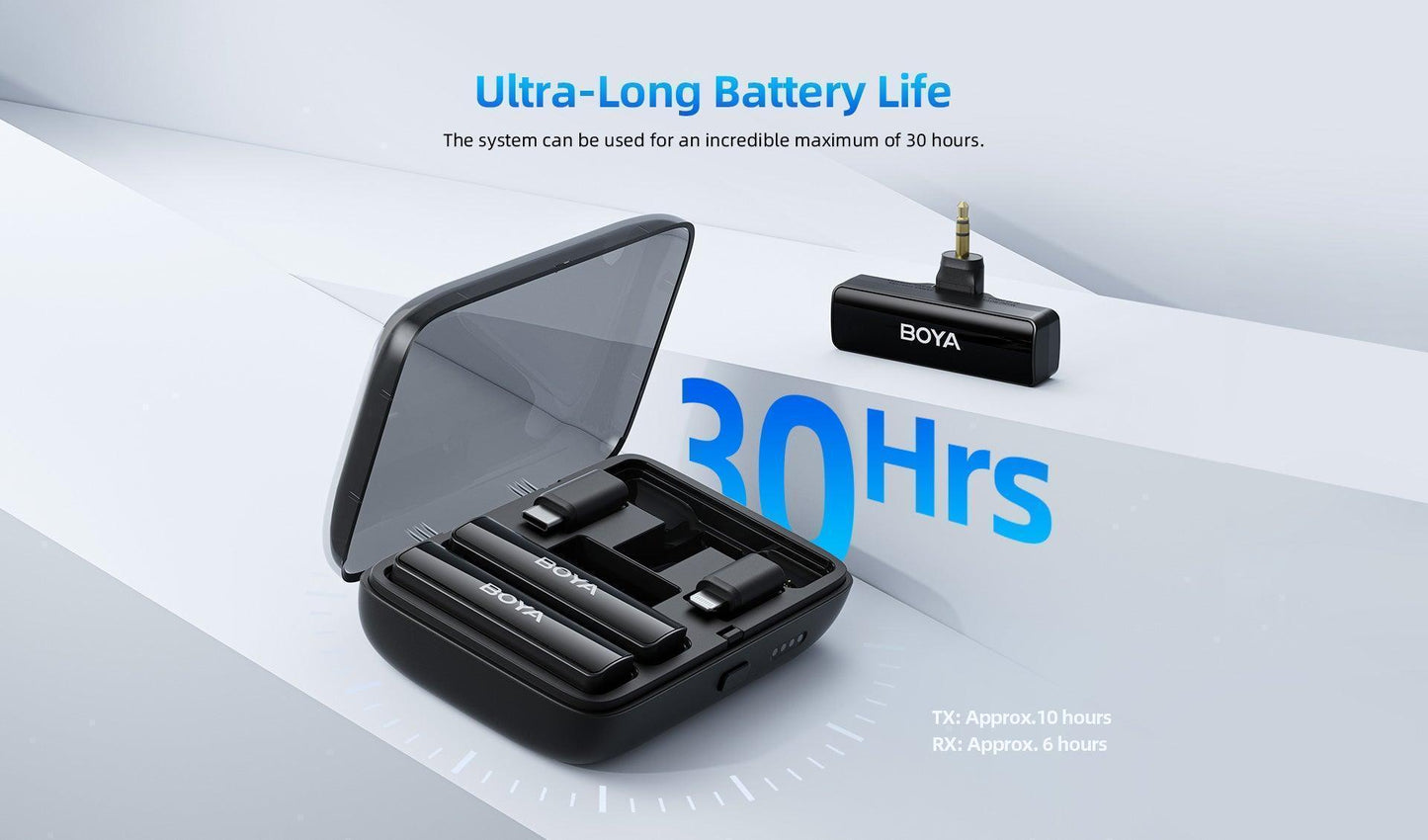 BOYALINK Wireless Professional Microphone for Mobile and DSLR Camera - DECIBEL