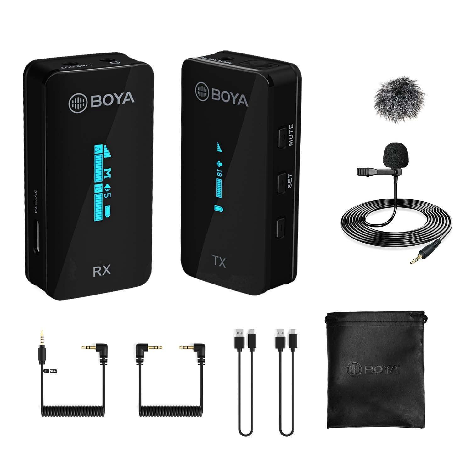BOYA BY-XM6-S1 2.4GHz Ultra-compact Wireless Microphone System - DECIBEL