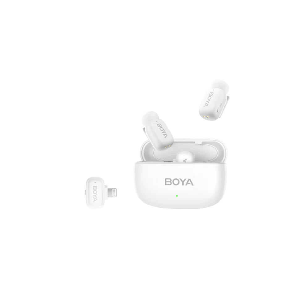 BOYA Mini 13 For ( Andriod Type C and I phone IOS ) (boyamini 13) Dual Wireless Microphone With Charging Case (Copy)