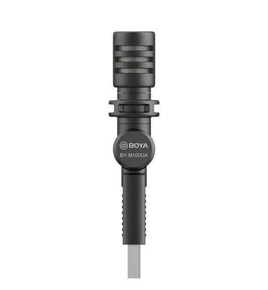 BOYA USB-A Microphone Record, BY-M100UA Mini Shotgun Microphone Plug & Play for USB-A Devices Samsung/Huawei Windows, PC Computer, Tablets, MAC in Podcast Liverstream Tiktok YouTube Video - DECIBEL