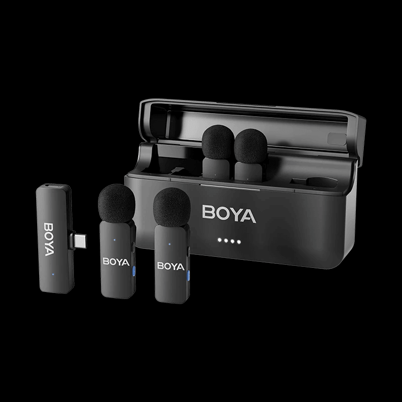 boya by-v4u 4-channel wireless mic