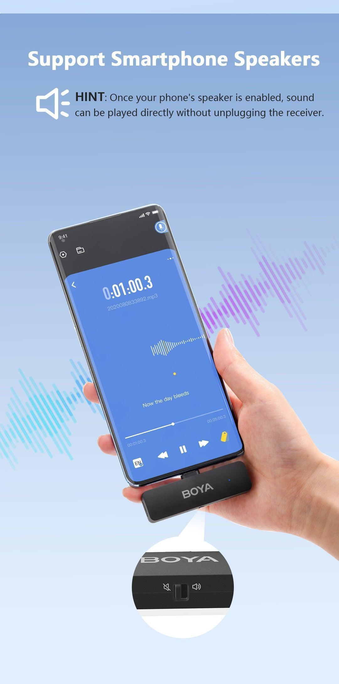 boya by-v4d 4-channel wireless mic