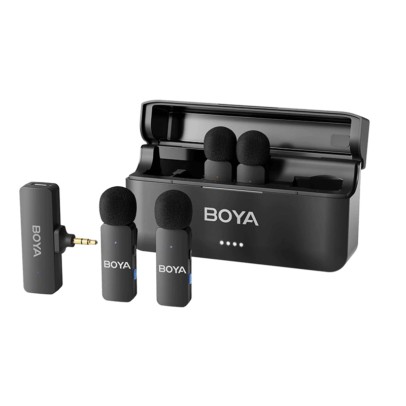 boya by-v4 4-channel wireless mic