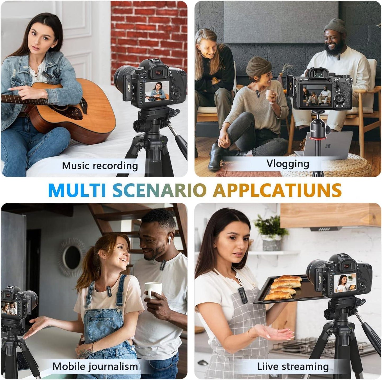 BOYA BY-WM3T2-M1 Mini 2.4GHz Wireless Microphone - DECIBEL