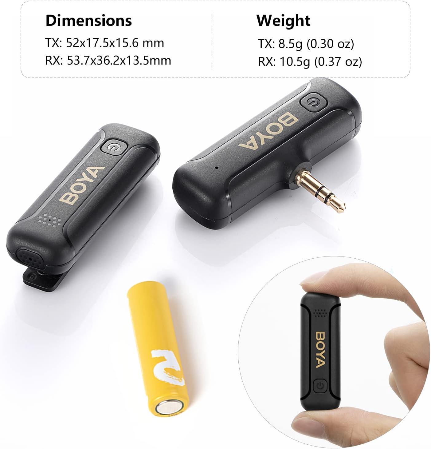 BOYA BY-WM3T2-M1 Mini 2.4GHz Wireless Microphone - DECIBEL