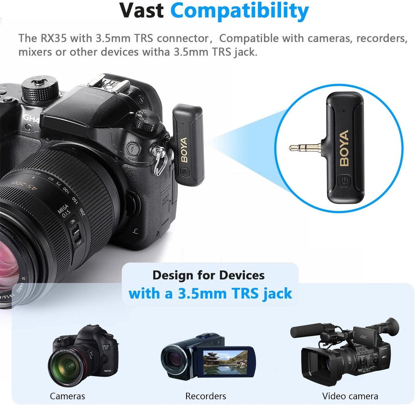 BOYA BY-WM3T2-M1 Mini 2.4GHz Wireless Microphone - DECIBEL