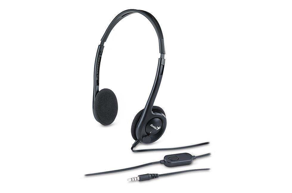 Genius Lightweight Headset For Laptop and Mobility Device, Black - HS-M200C - DECIBEL
