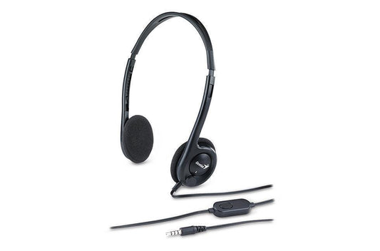 Genius Lightweight Headset For Laptop and Mobility Device, Black - HS-M200C - DECIBEL