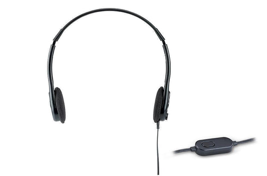 Genius Lightweight Headset For Laptop and Mobility Device, Black - HS-M200C - DECIBEL