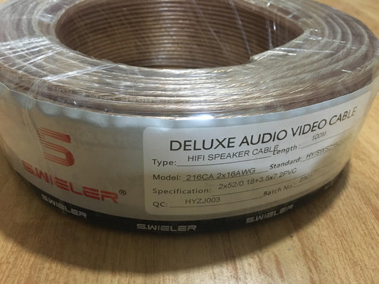 216CA 2X16AWG HIFI SPEAKER CABLE 80m - DECIBEL