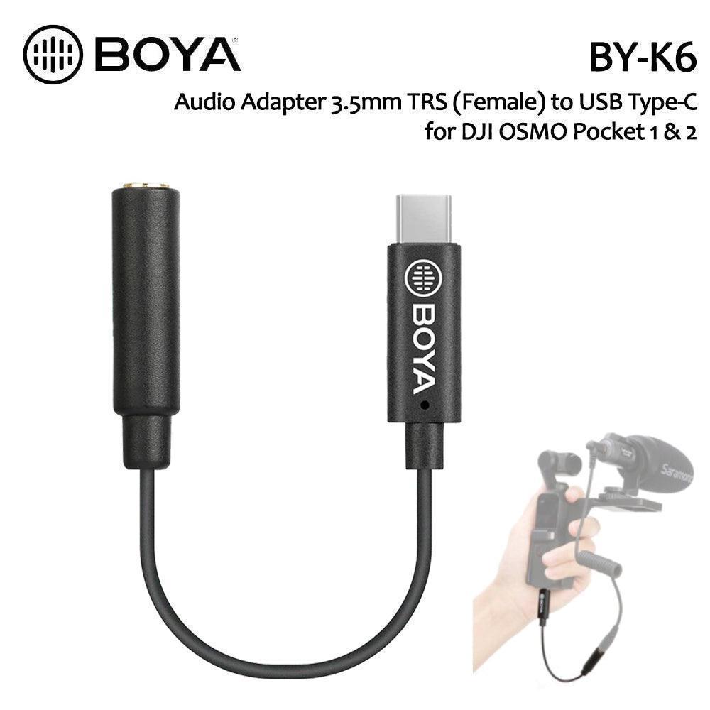 BY-K6 Adapter Cable 3.5mm TRS to USB Type-C for DJI OSMO Pocket - DECIBEL