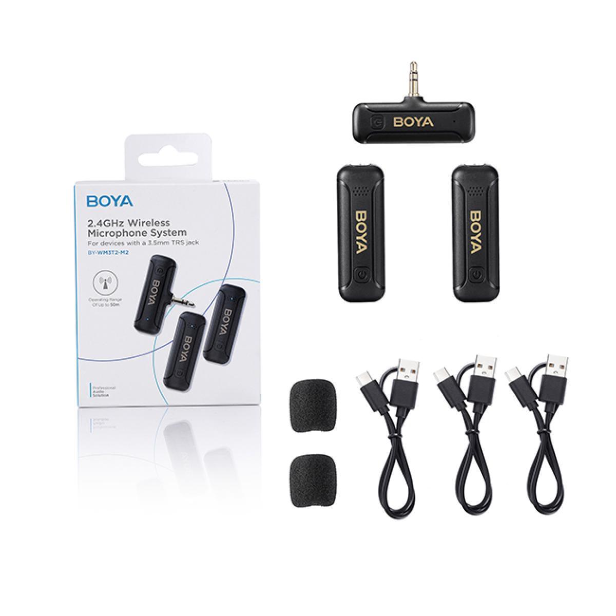 BOYA BY-WM3T2-M2 Mini 2.4GHz Wireless Microphone - DECIBEL