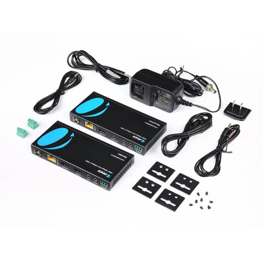 OREI UHD-EXB400R-K: 4K HDMI EXTENDER WITH HDBASET OVER CAT 6/7 UP TO 400 FEET WITH IR CONTROL AND LOOP OUT