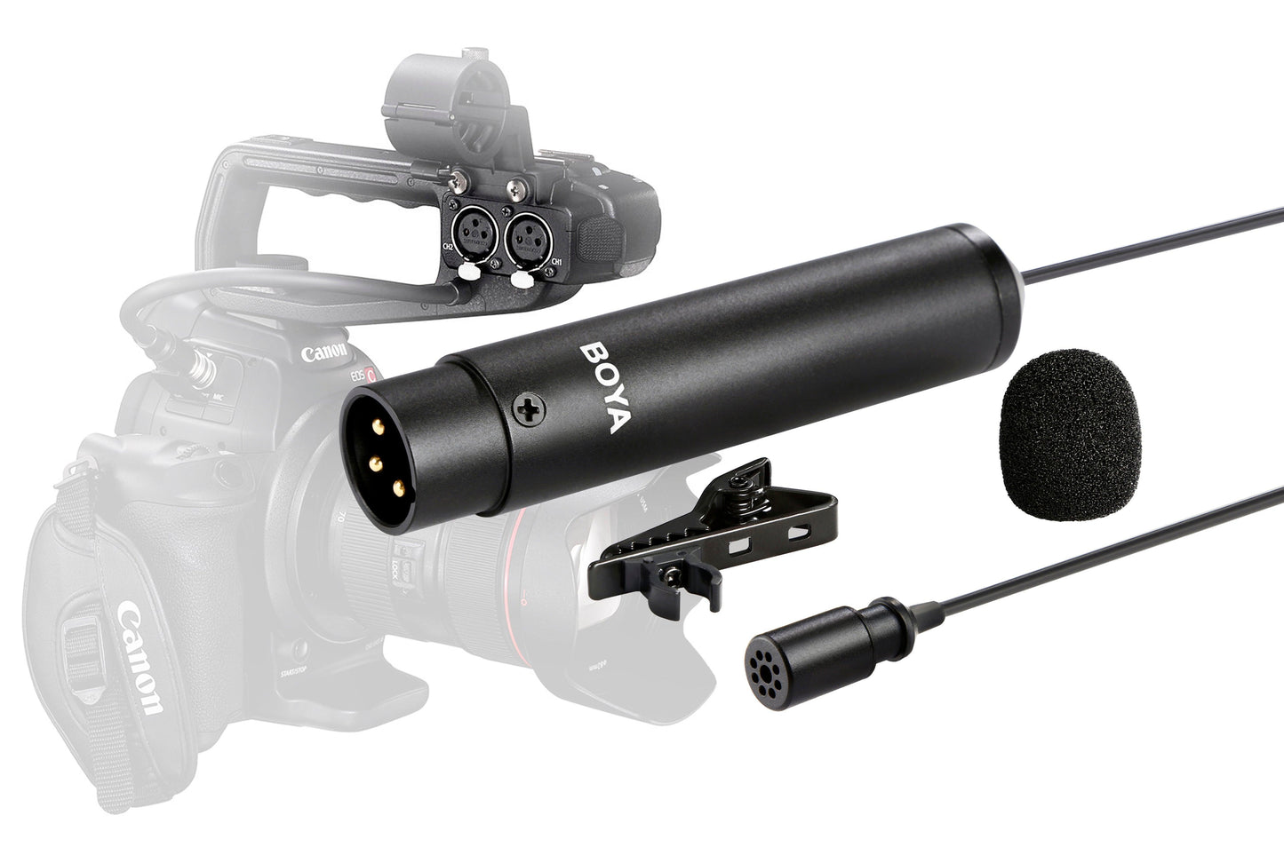 BOYA BY-M40D Omnidirectional Lavalier Microphone - DECIBEL