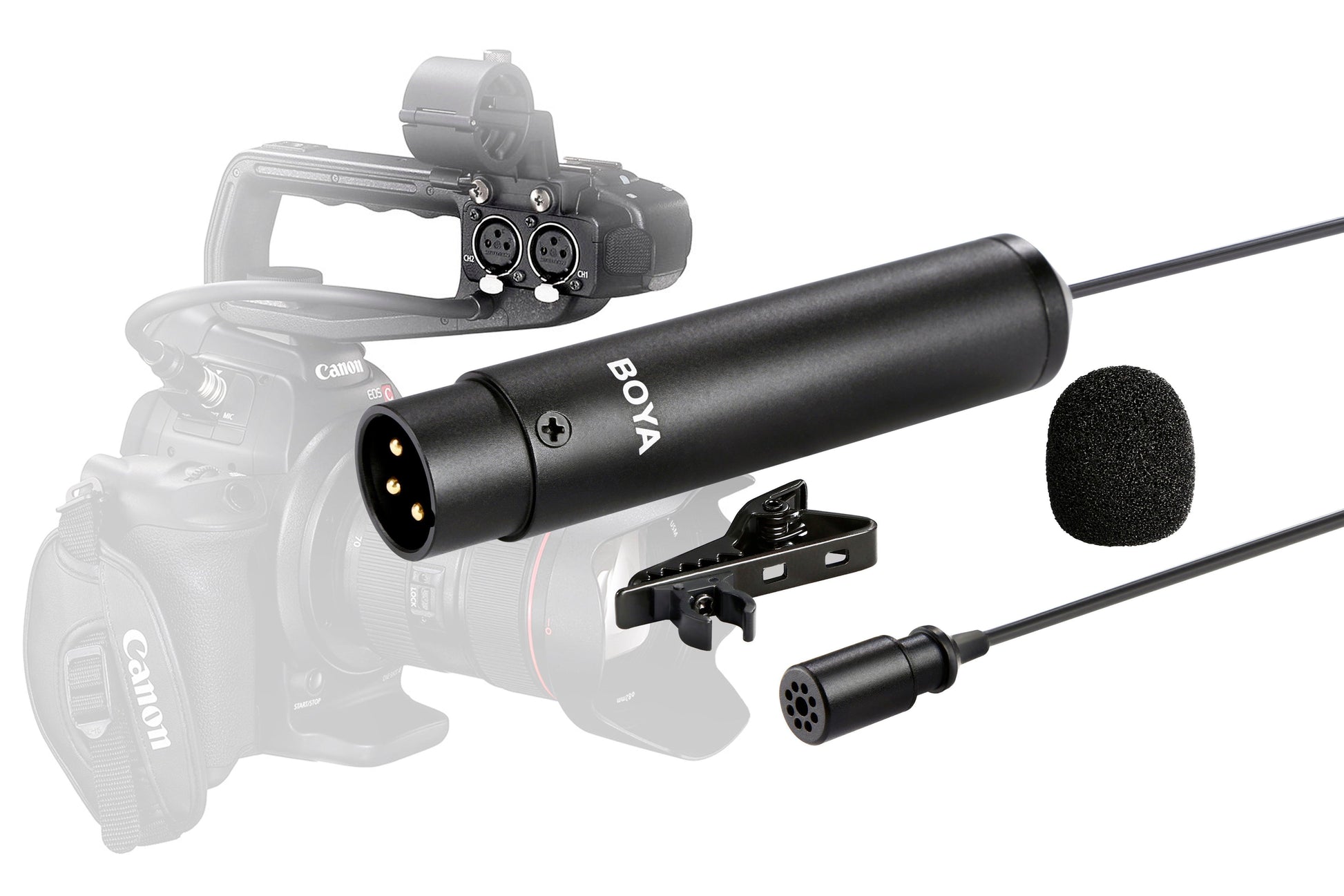 BOYA BY-M40D Omnidirectional Lavalier Microphone - DECIBEL