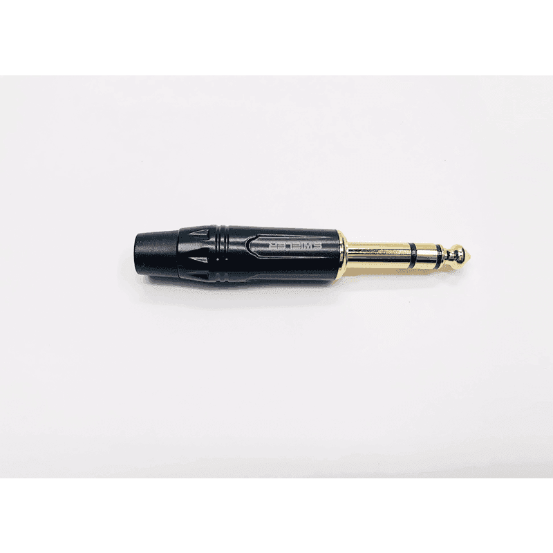 S010K 6.35 Stereo Male Connector - DECIBEL