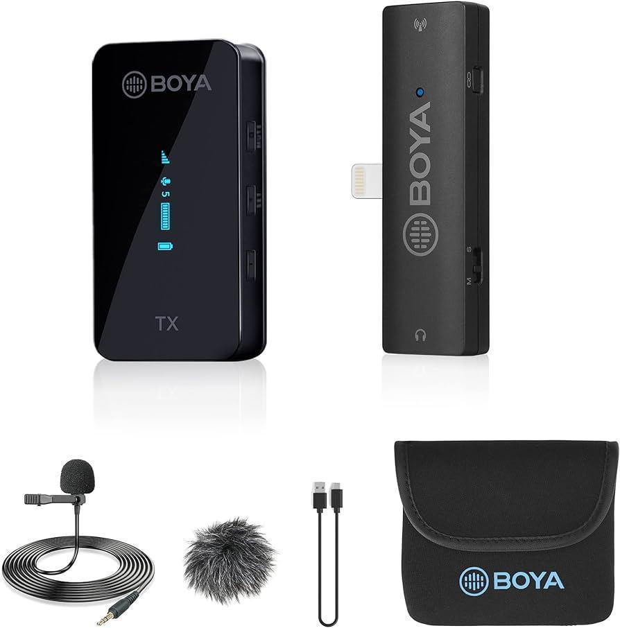 BOYA BY-XM6-S3 2.4GHz Dual-Channel Wireless Microphone System - DECIBEL
