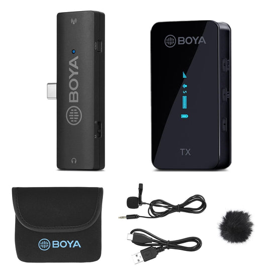 BOYA BY-XM6-S5 2.4GHz Dual-Channel Wireless Microphone System - DECIBEL