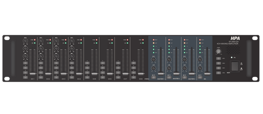 HPA SY-A8412H Public Address Multi-Channel Mixer Amplifier - DECIBEL