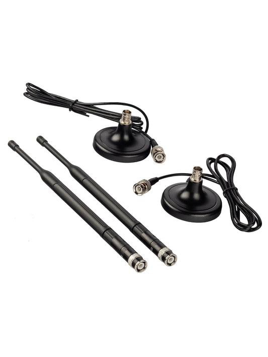 T-521UH UHF Segment LCD Liquid Crystal Display FM true Diversity Wireless Microphone - DECIBEL