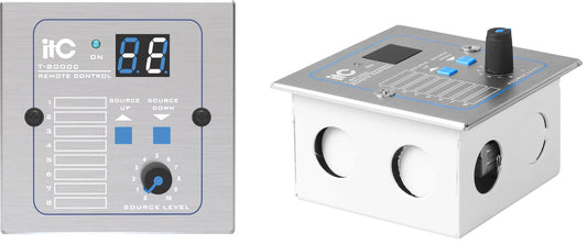 T-8000C (Grey & Aluminum) Remote Control Module - DECIBEL