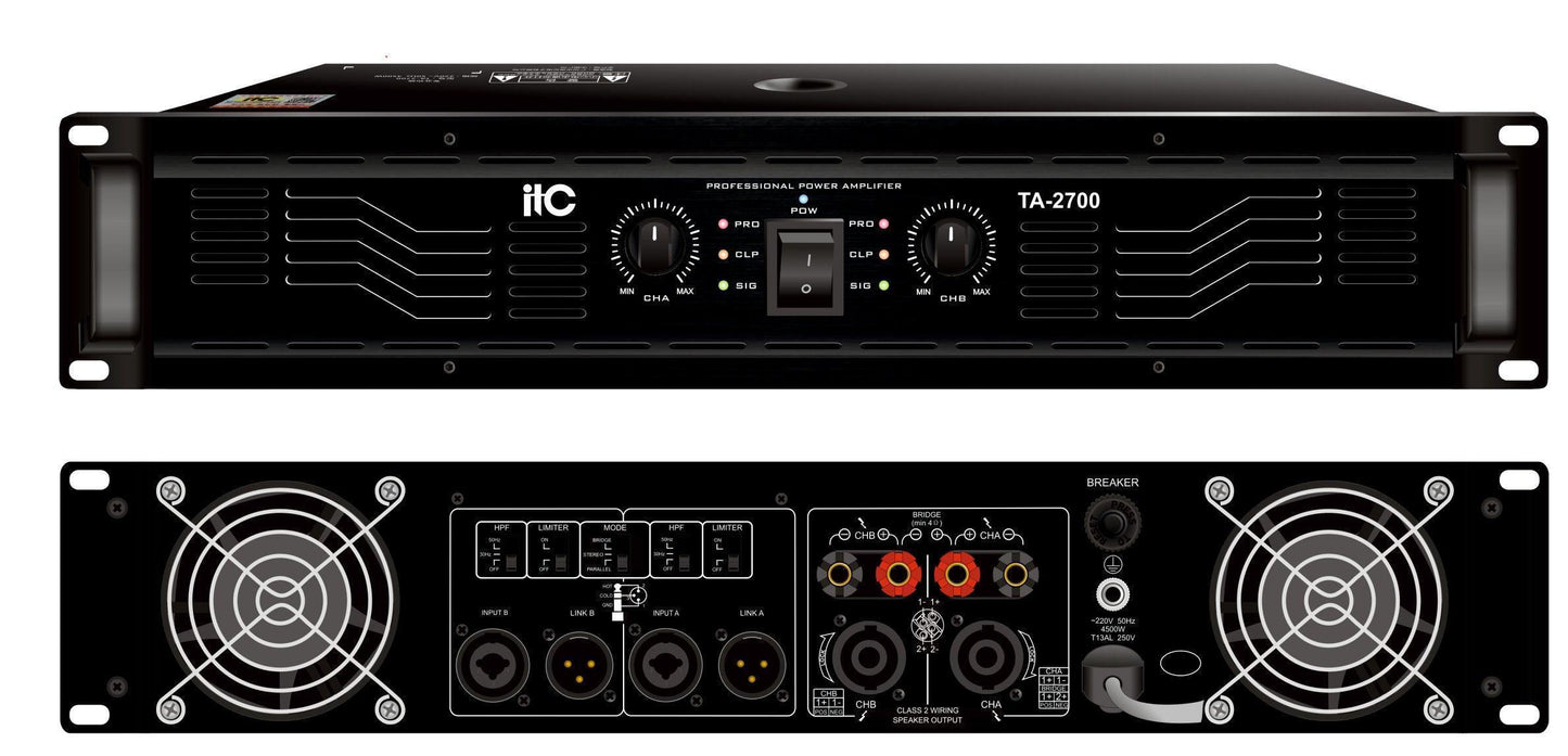 Professional Amplifier TA-2700 - DECIBEL