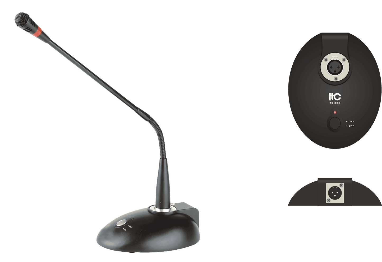 TS-338 Desktop Mic (Balance Input + Phantom Power) - DECIBEL