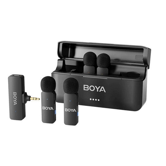 boya by-v4 4-channel wireless mic