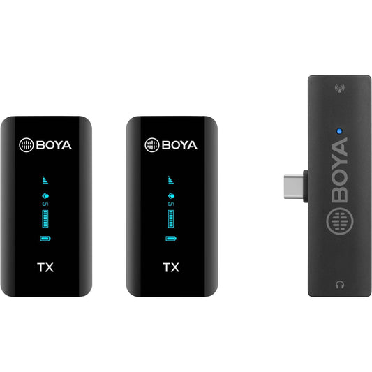 BOYA BY-XM6-S6 2.4GHz Dual-Channel Wireless Microphone System - DECIBEL