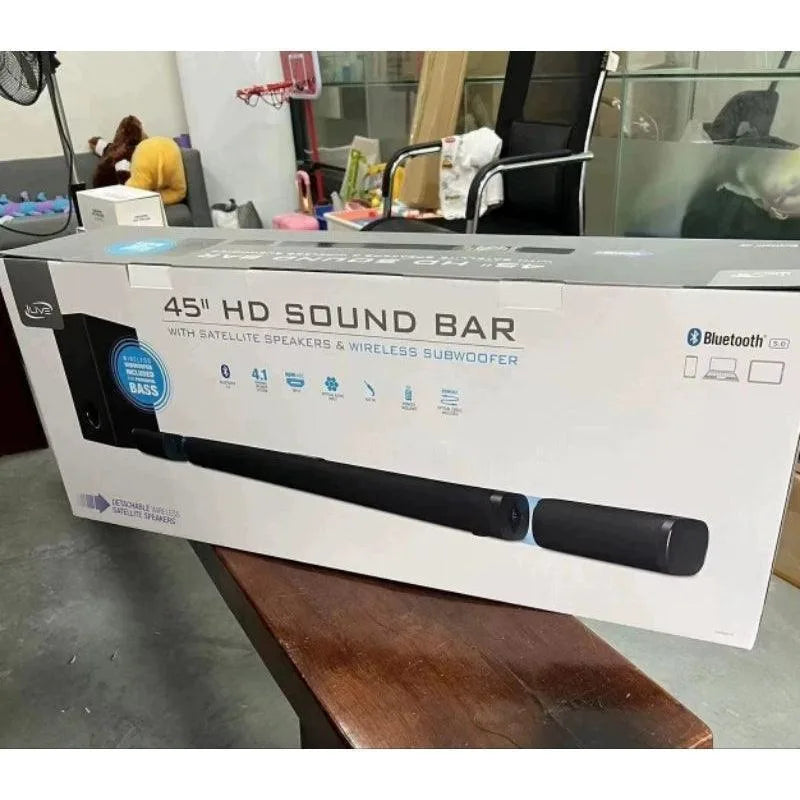 iLive - 32” Bluetooth Sound Bar with Wireless Subwoofer & Satellite Speakers (ITBSW421B)