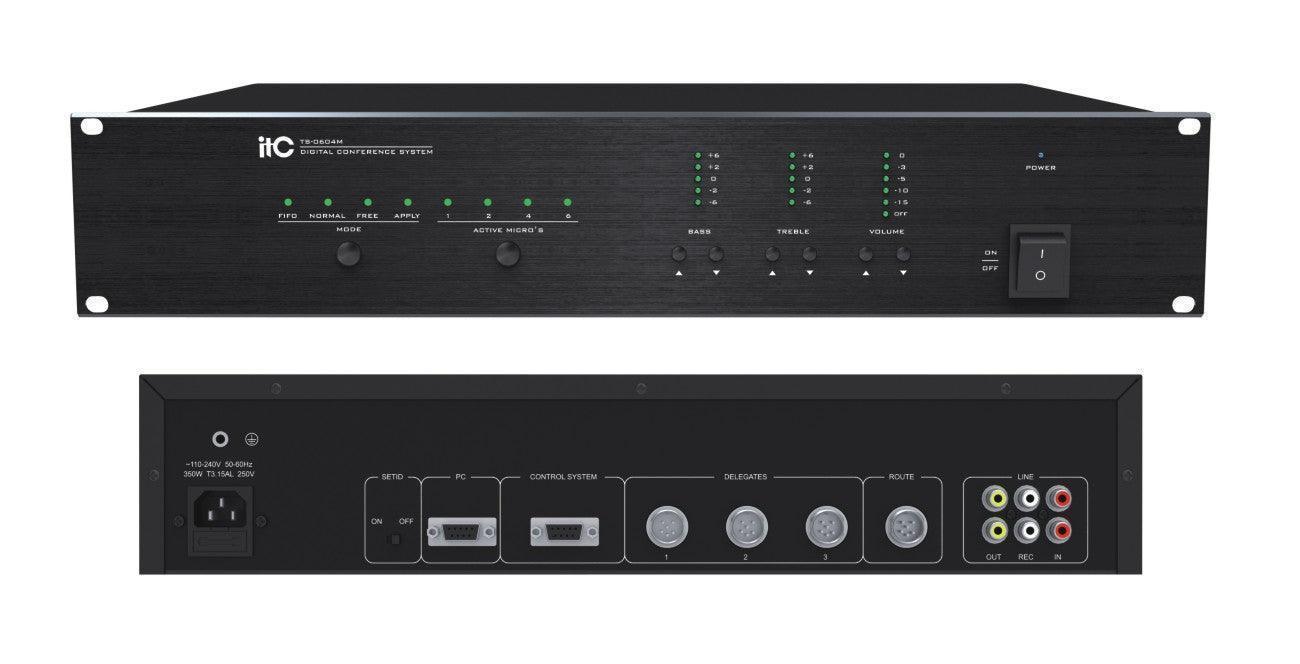 ITC TS-0604M Digital Conference System Controller - DECIBEL