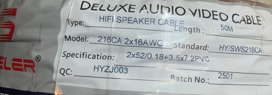 S.WIELER 216CA Deluxe HiFi Speaker Cable