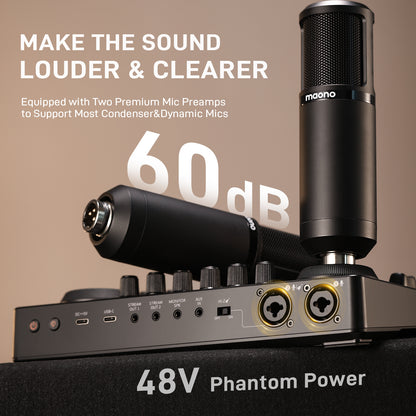 خلاط مكتبي تناظري HPA M822FX، 5 قنوات، 8 مداخل، تأثيرات مدمجة 100 إعداد مسبق. AUX 1 ومدخل إرجاع (ستيريو)