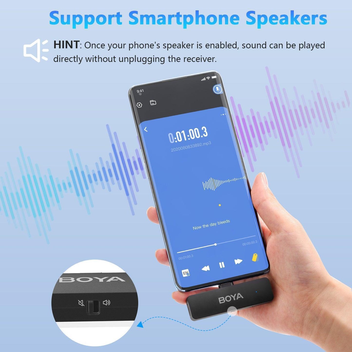 boya by-v4d 4-channel wireless mic