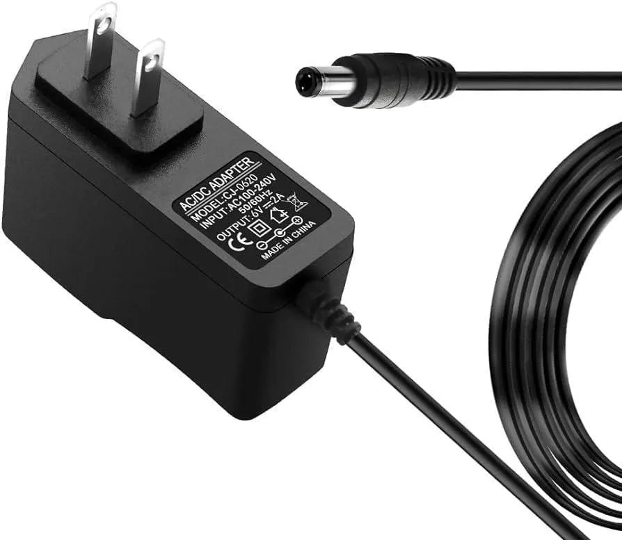 6V 2A 6 Volts 2 Amps Adapter Power Supply AC to DC Plug 5.5 x 2.1mm & 2.5mm for 6volt 100mA 300mA 500mA 600mA 800mA 900mA 1000mA 1500mA 2000mA Equipment