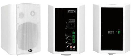ITC T-775A/T-776A (Black) T-775AW/T-776AW (White) Active Wall Mount Speaker - DECIBEL