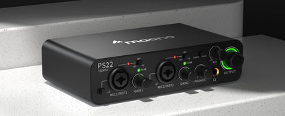 خلاط مكتبي تناظري HPA M822FX، 5 قنوات، 8 مداخل، تأثيرات مدمجة 100 إعداد مسبق. AUX 1 ومدخل إرجاع (ستيريو)