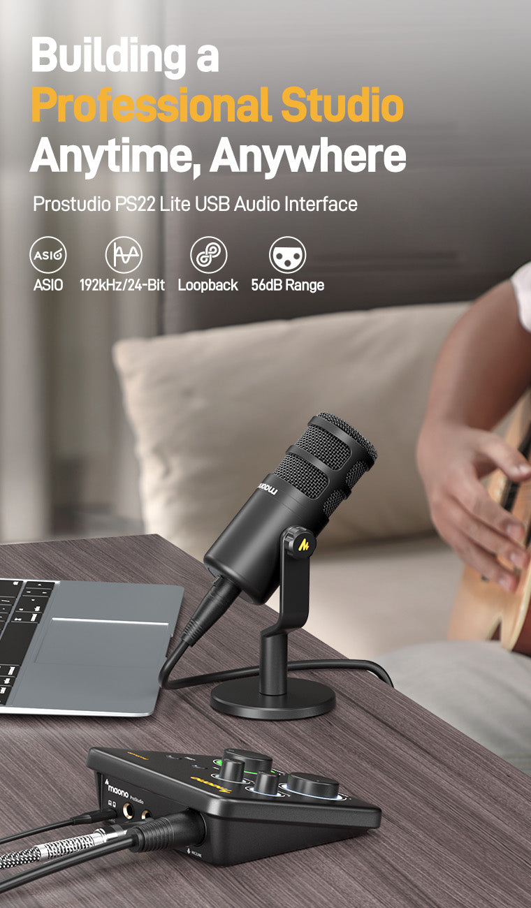 Maono PS22 Lite Audio Interface Maono PS22 Lite Audio Interface