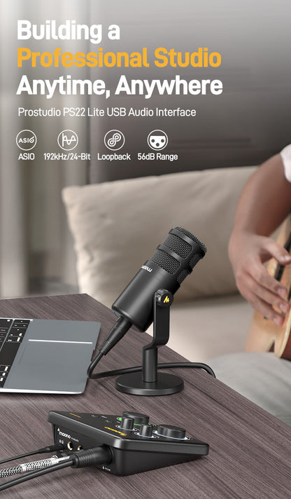 خلاط مكتبي تناظري HPA M822FX، 5 قنوات، 8 مداخل، تأثيرات مدمجة 100 إعداد مسبق. AUX 1 ومدخل إرجاع (ستيريو)