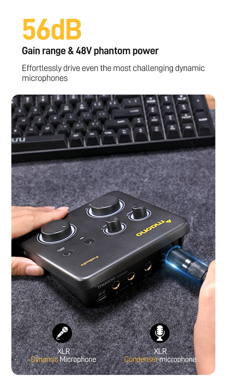 Maono PS22 Lite Audio Interface Maono PS22 Lite Audio Interface