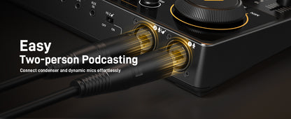 خلاط مكتبي تناظري HPA M822FX، 5 قنوات، 8 مداخل، تأثيرات مدمجة 100 إعداد مسبق. AUX 1 ومدخل إرجاع (ستيريو)