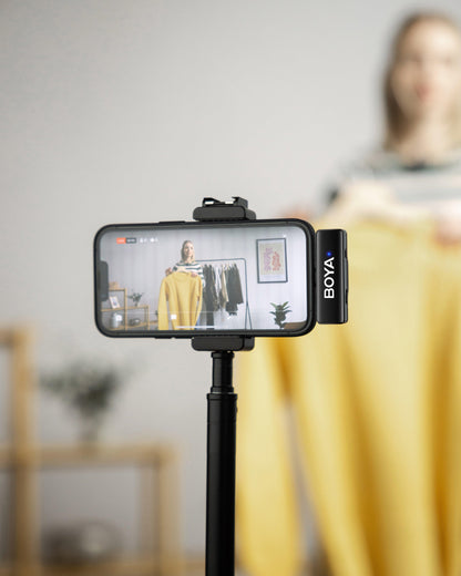 BOYALINK 2 Upgraded 3-in-1 Compact Wireless Microphone